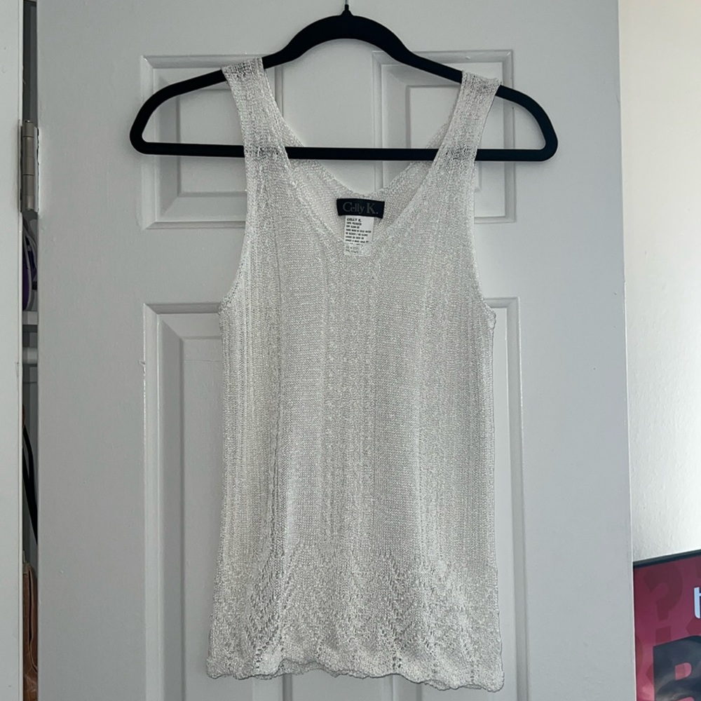 Celly K white beachy shirt